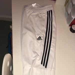 White Adidas Athletic Pants